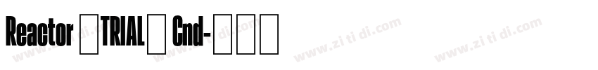 Reactor (TRIAL) Cnd字体转换
